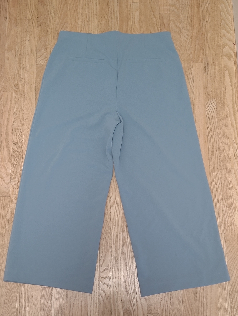 Light Blue Ricki's Wide Leg Cropped Pants - Picture 3 of 3